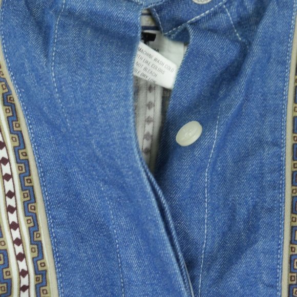 NWT Wrangler Western Wear Tribal Stripes Multicolor Western Shirt NOS Size M ANB - Picture 6 of 9